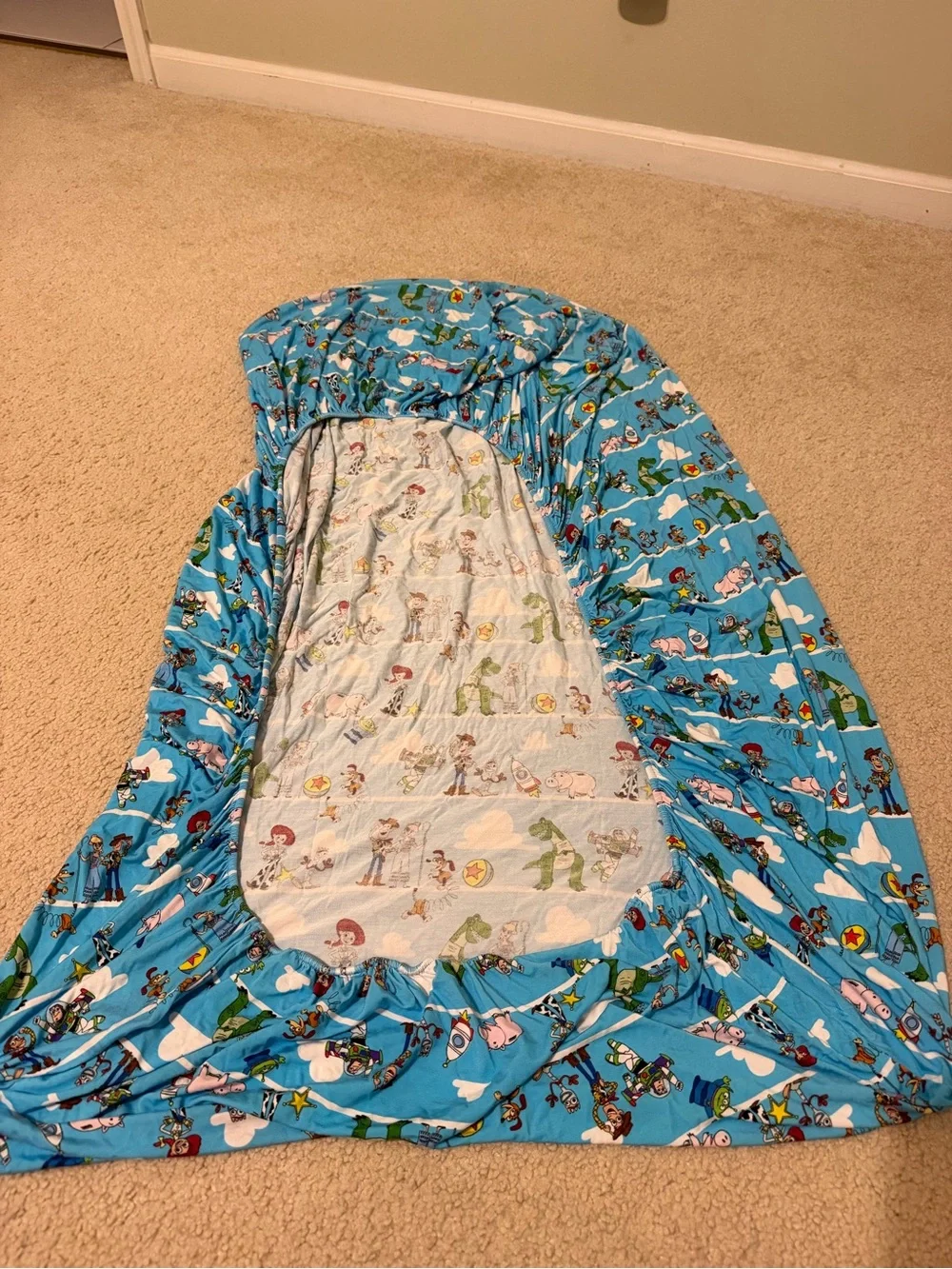 Little Sleepies LS Disney Pixar Toy Story Fitted Crib sheet